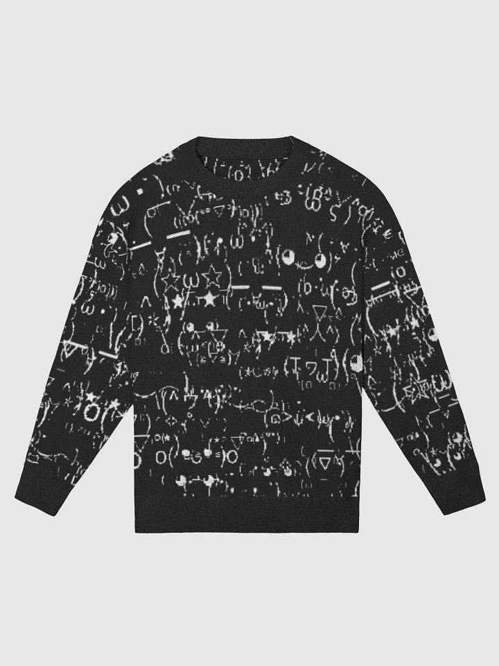 kaomoji knit sweater product image (2)