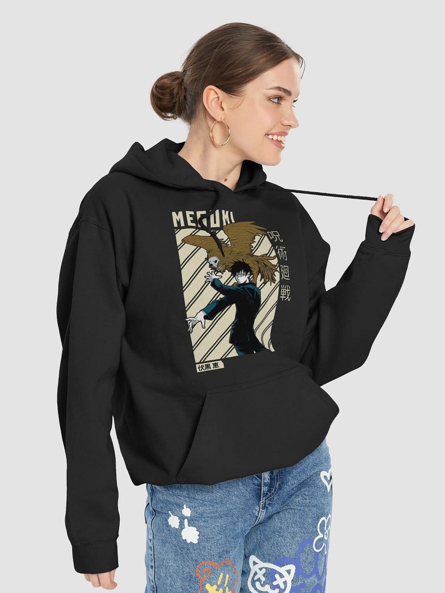 Jujutsu Kaisen Megumi Fushiguro Divine Summoner Sweatshirt – Gildan Midweight product image (4)