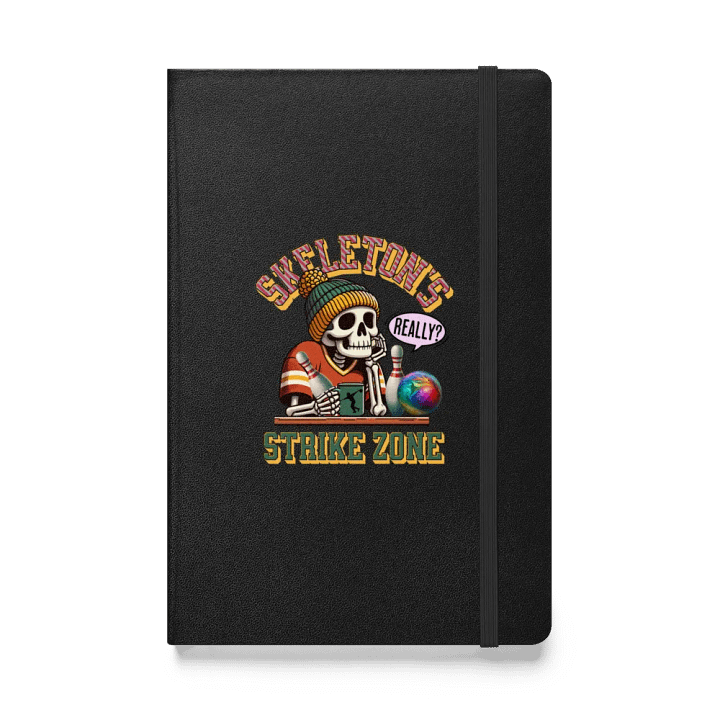 Skeletons Strike Zone Bowling Really Notes Hardcover Journal product image (1)