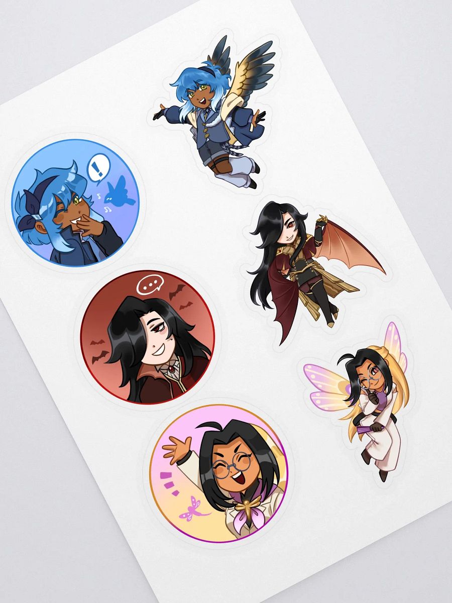 The Trio Sticker Sheet product image (1)