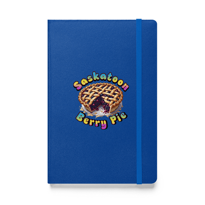 Saskatoon Berry Pie Hardcover Notebook product image (1)