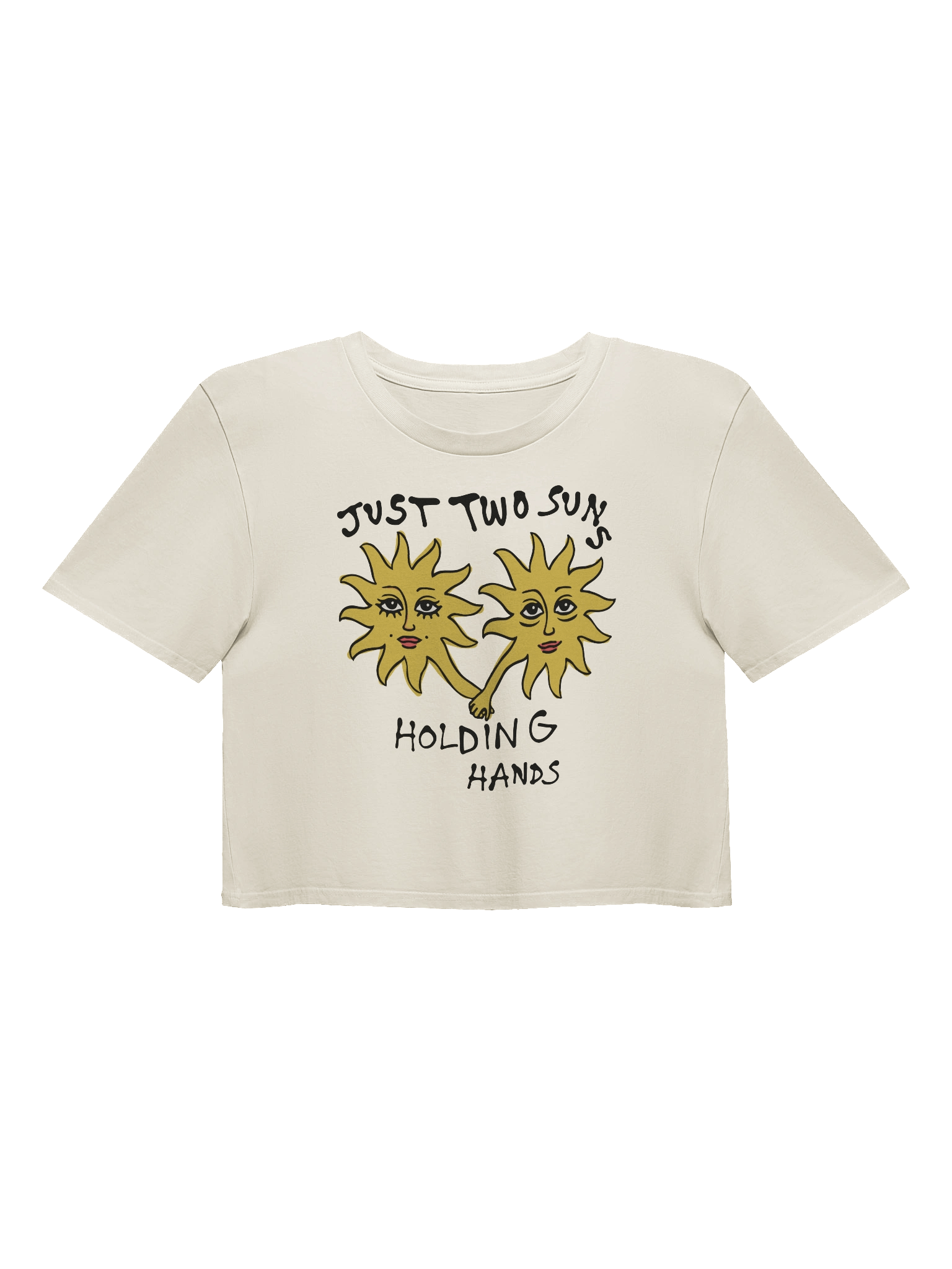 Just Two Suns Holding Hands – Baby Tee product image (2)