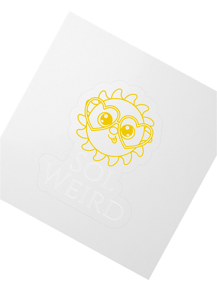 Sol Weird Sticker product image (2)
