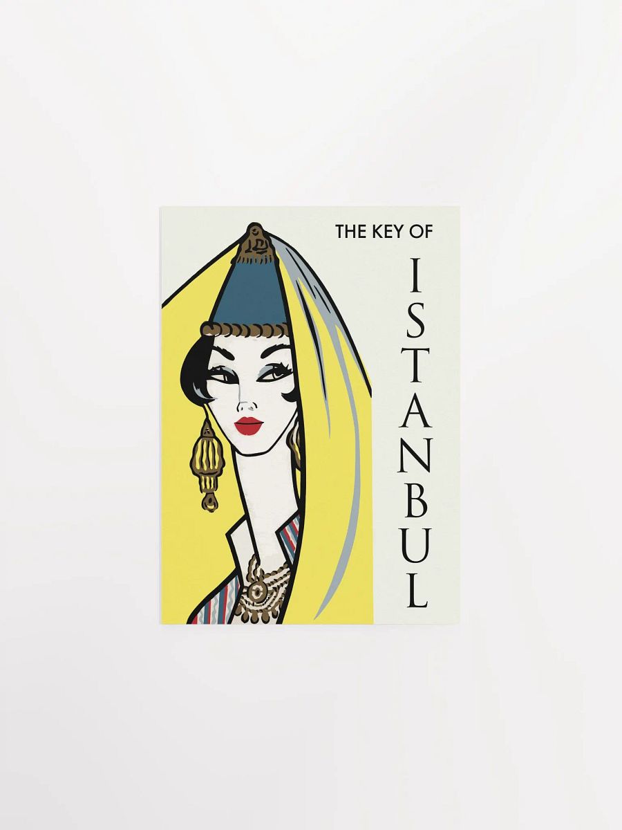 Istanbul, Turkey, 1960s — retro vintage travel poster, retro travel art, retro travel wall art product image (6)