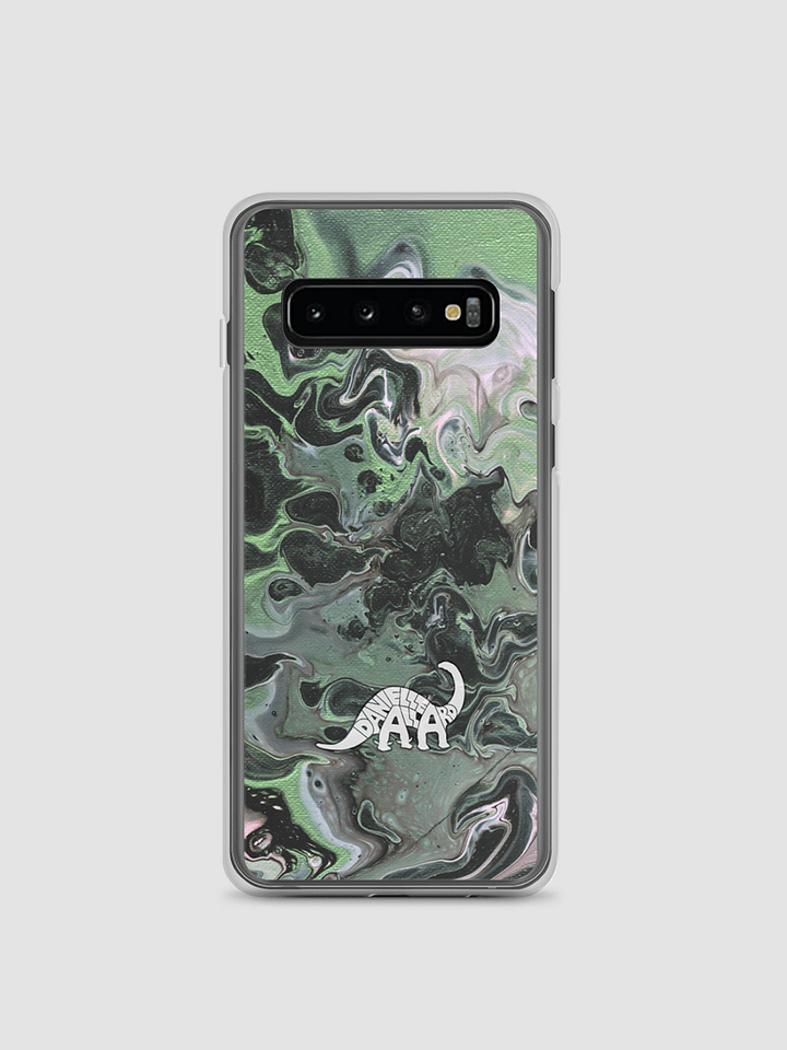 Metallic Green Fluid Acrylic Samsung Case product image (1)