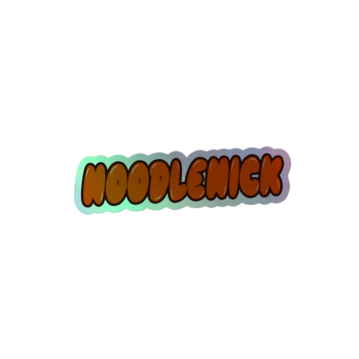 NoodleNick Holographic Sticker product image (2)