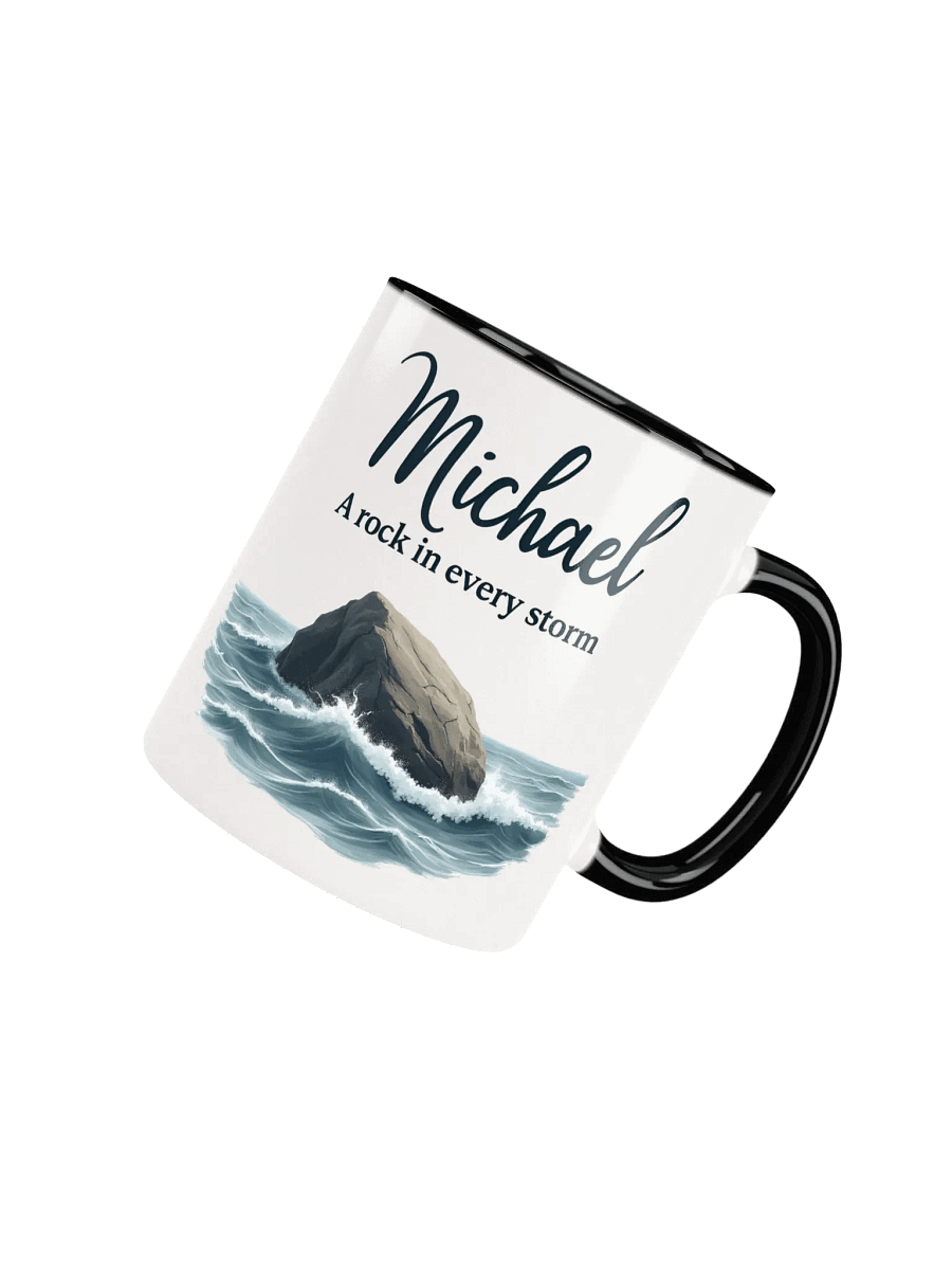 Michael, A Rock in Every Storm: The Mug That Inspires Strength product image (4)