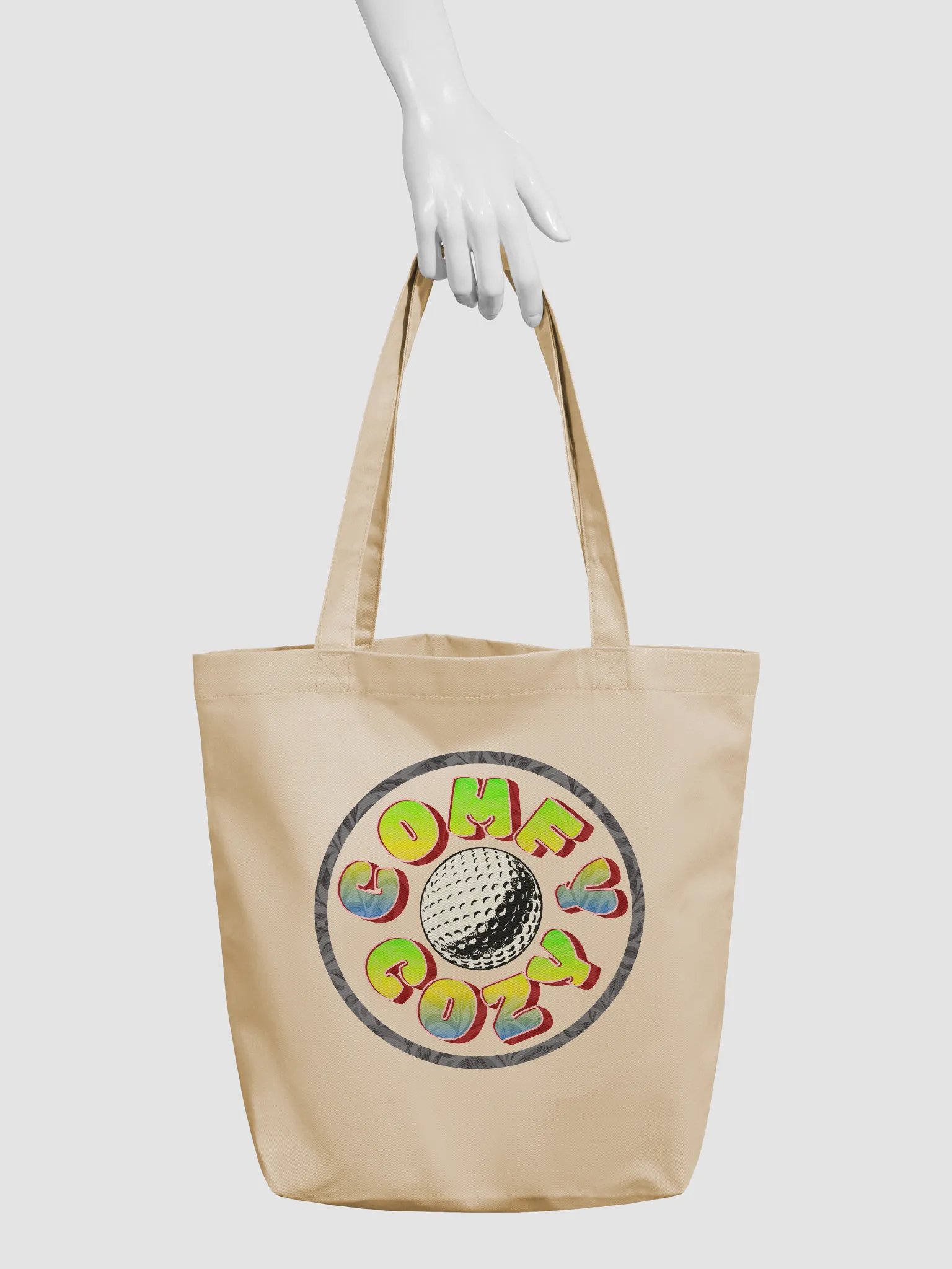 Comfy Cozy Golf Vibrant Chic Tote Bag product image (6)