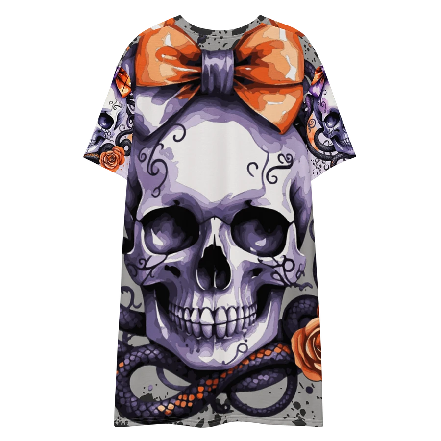 Coquette Style Skull and Snake T-Shirt Dress product image (11)