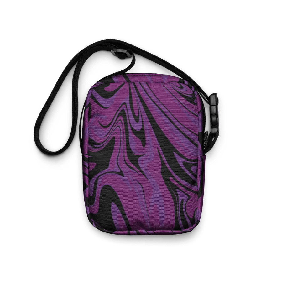 Purple Swirl Utility Crossbody Bag product image (4)