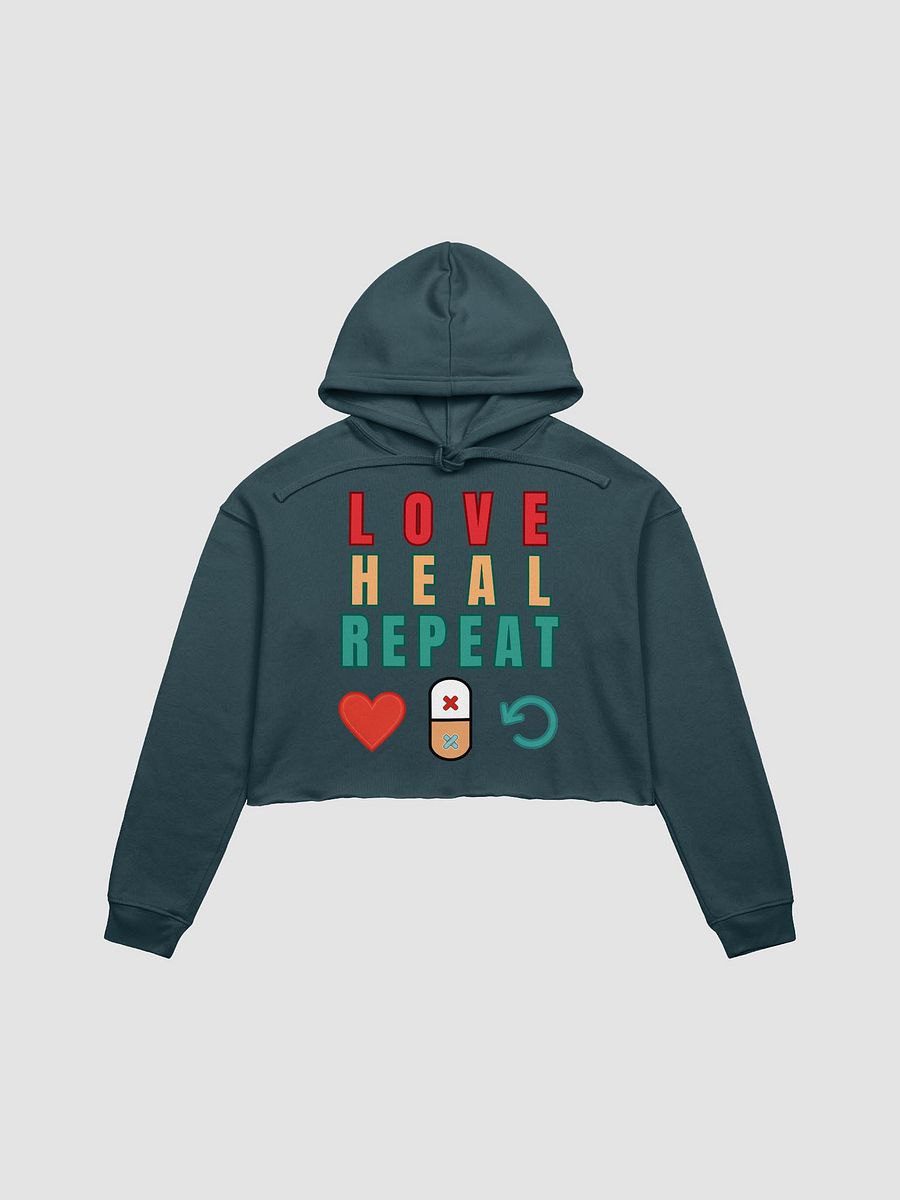 Love Heal Repeat Crop Hoodie product image (1)