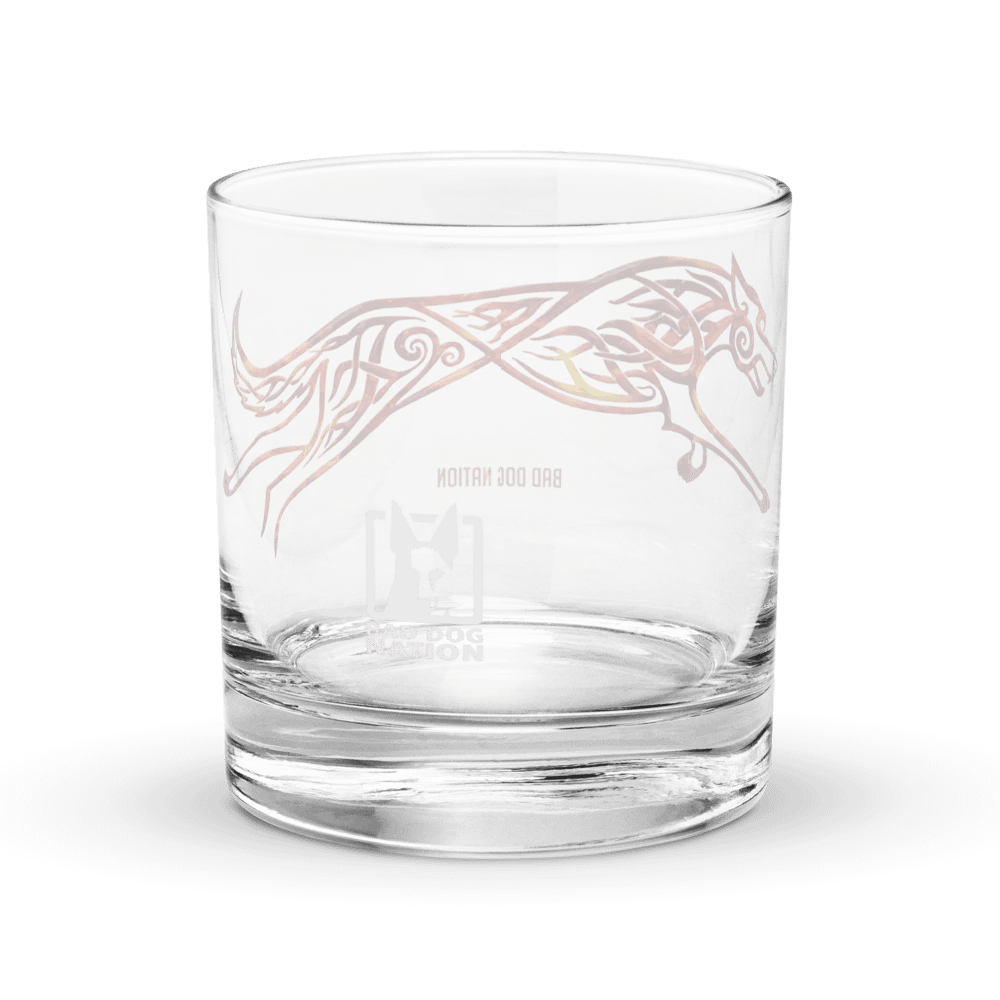 Fire Malinois - Whiskey Rocks Glass product image (4)