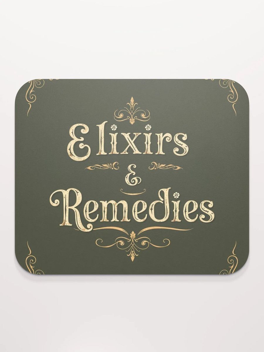 Vintage Elixirs & Remedies Mouse Pad product image (2)