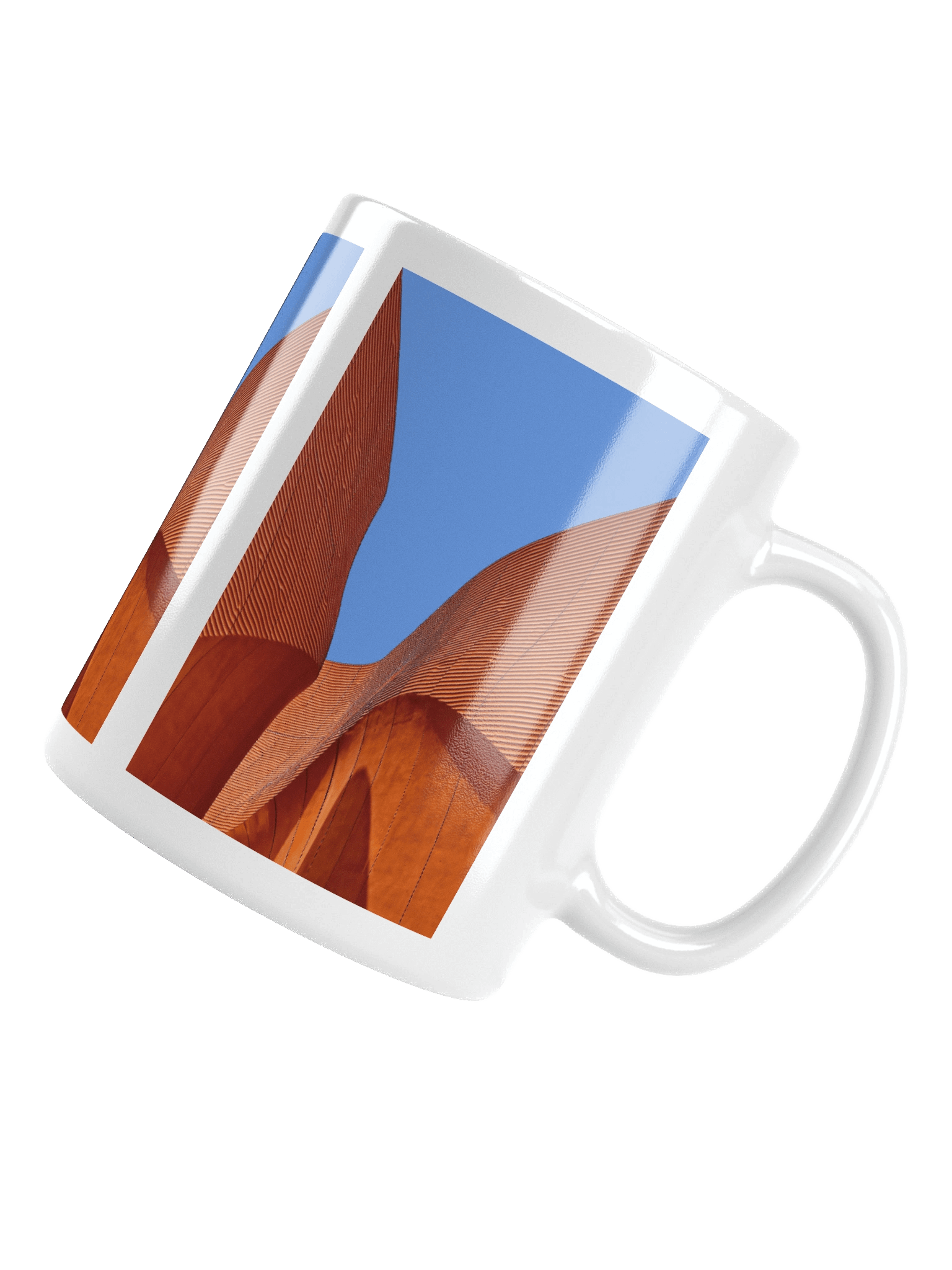 Modern Abstract Architecture Curved Facade Coffee Mug product image (5)