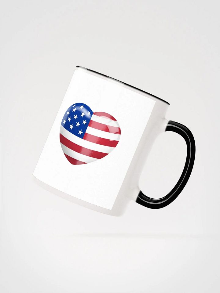 Ceramic Mug with Color Inside USA Flag product image (2)