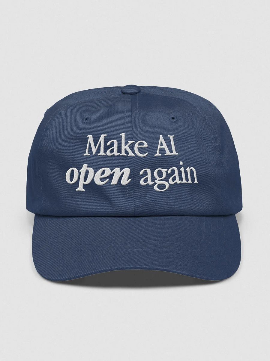make ai open again cap / hat - 100% cotton product image (4)