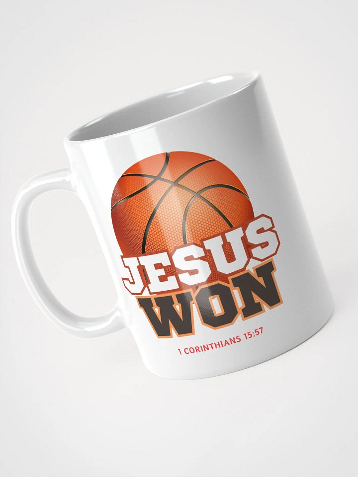 Jesus Won Mug, Christian Mug, Bible Verse Mug. product image (1)