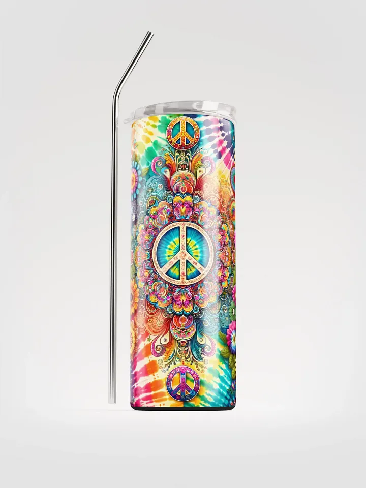 Psychedelic Peace Stainless Steel Tumbler product image (2)