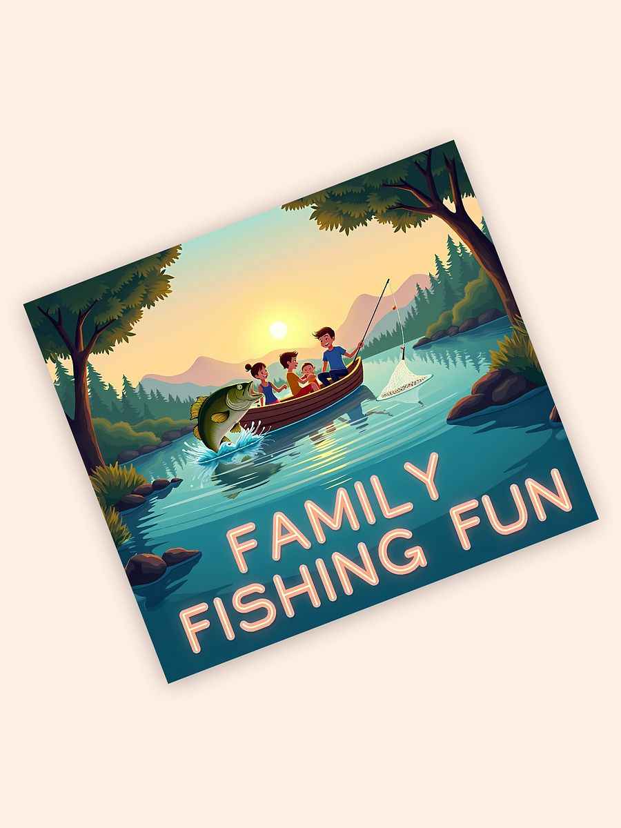 Family Fishing Fun Tumbler Wrap product image (2)