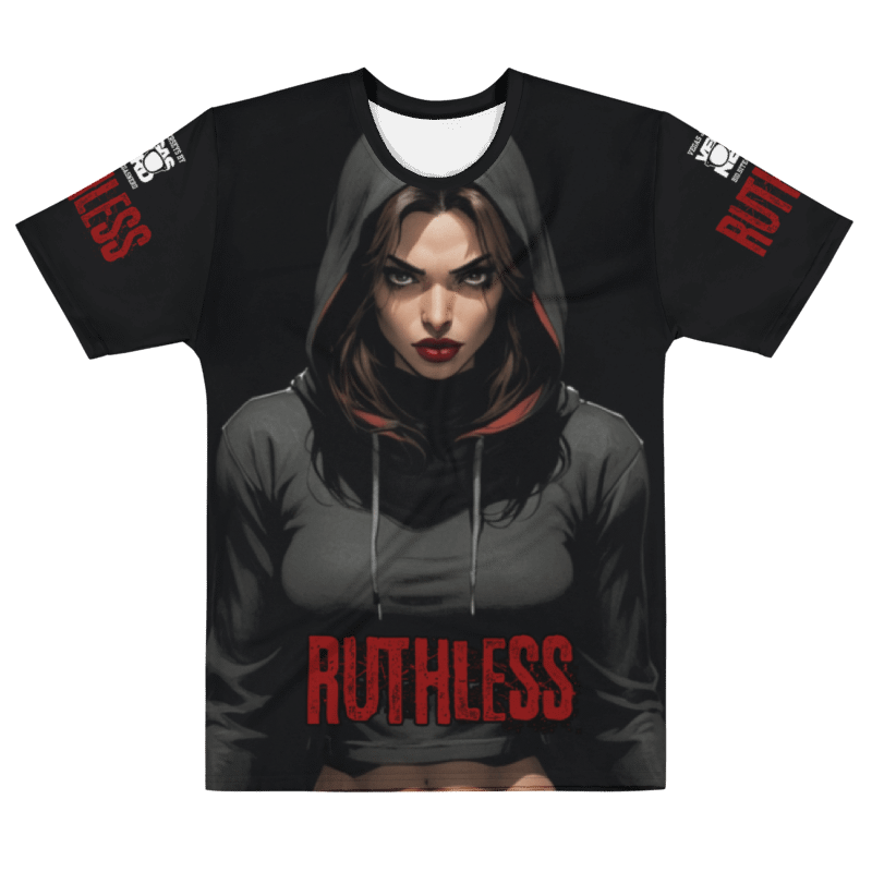 RUTHLESS Graphic AOP Unisex Polyester Tee product image (1)