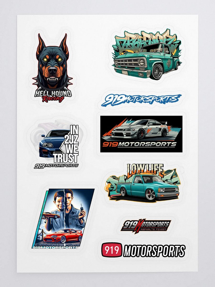 919Motorsports Sticker Sheet! product image (3)