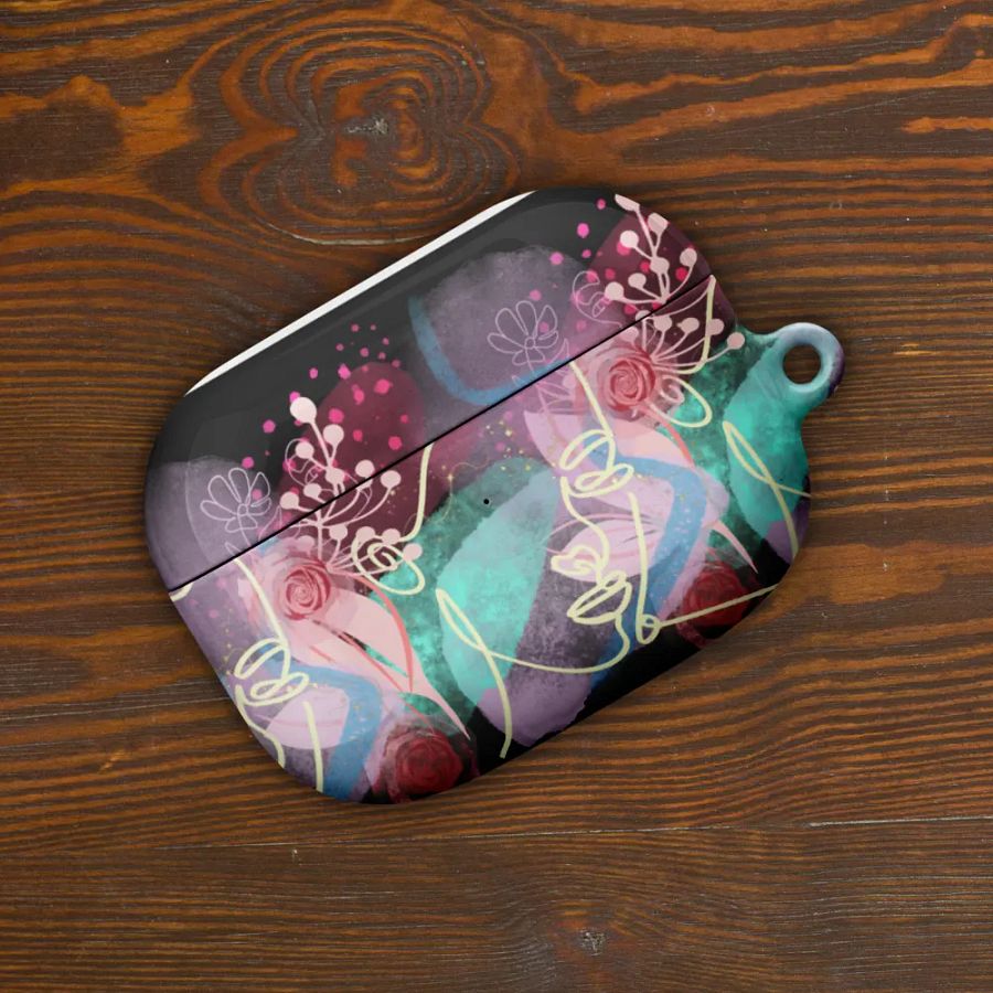 Floral Whirlwind AirPods® Case for the ladies girls teens who love music product image (49)