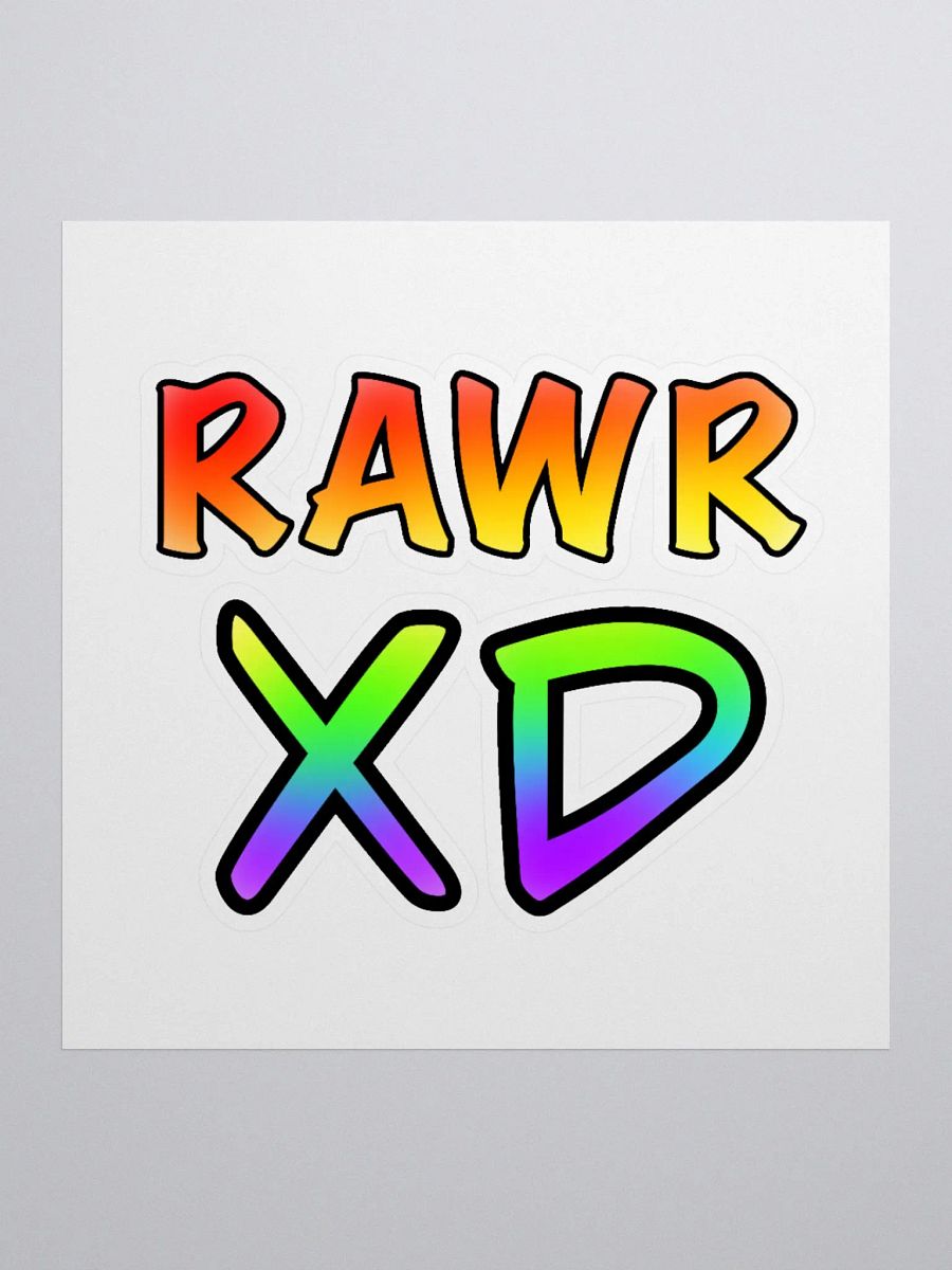 RAWR XD Sticker product image (1)