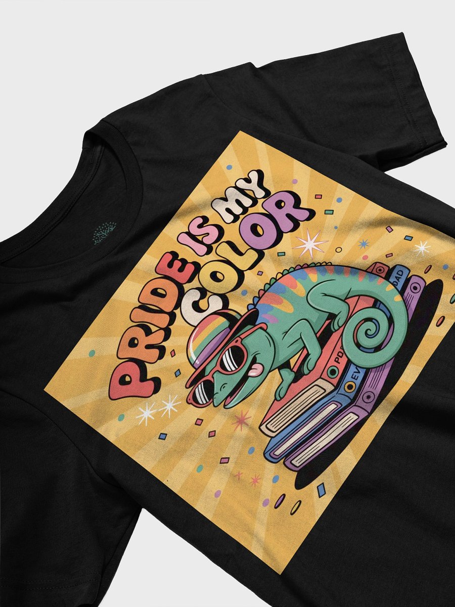 Unisex Supersoft Pride T-Shirt - 'Pride Is My Color' with Chameleon Design | Graphic Grove product image (23)