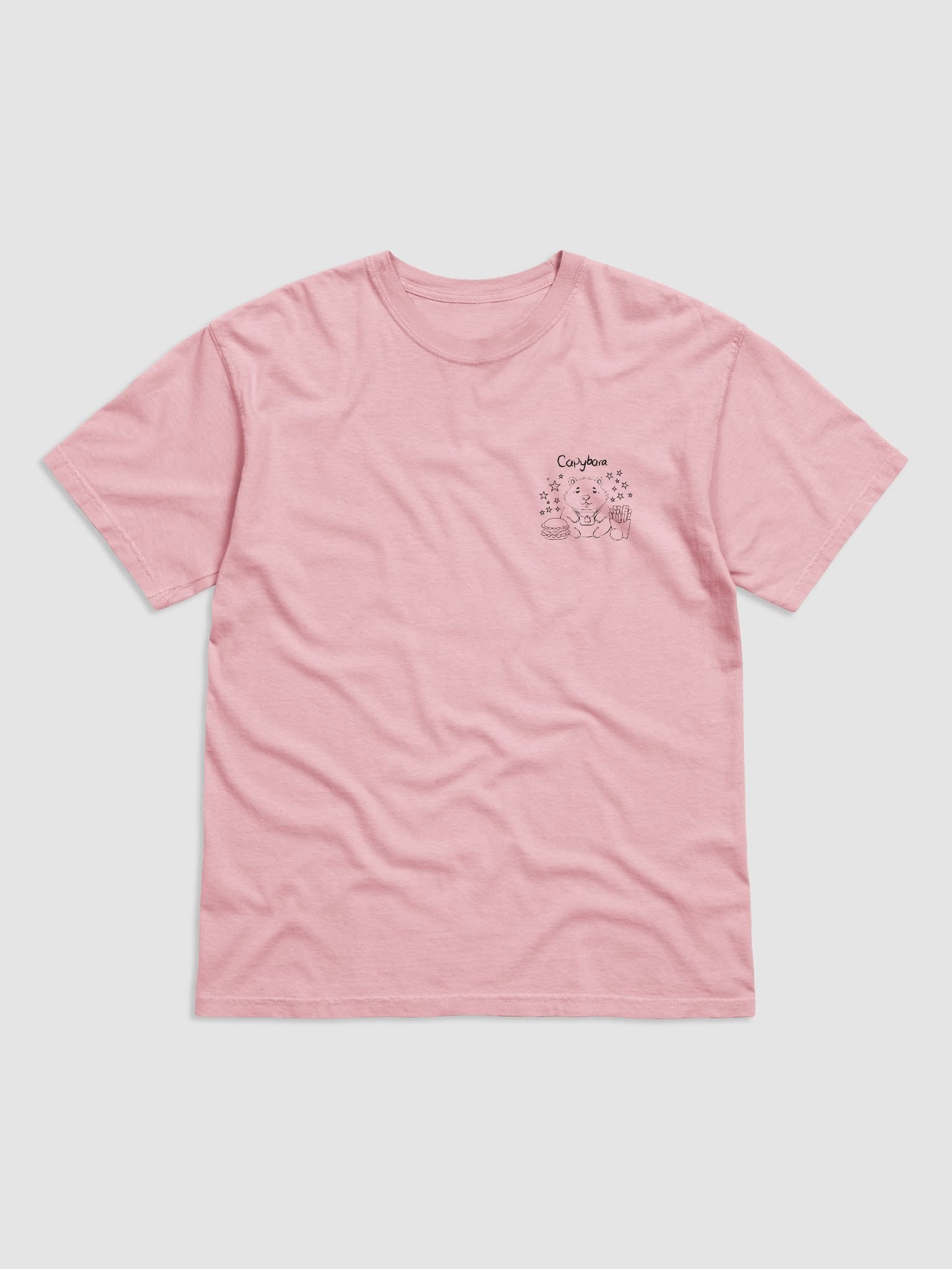 Capybara's Lunch Break Unisex Heavyweight T-Shirt product image (7)