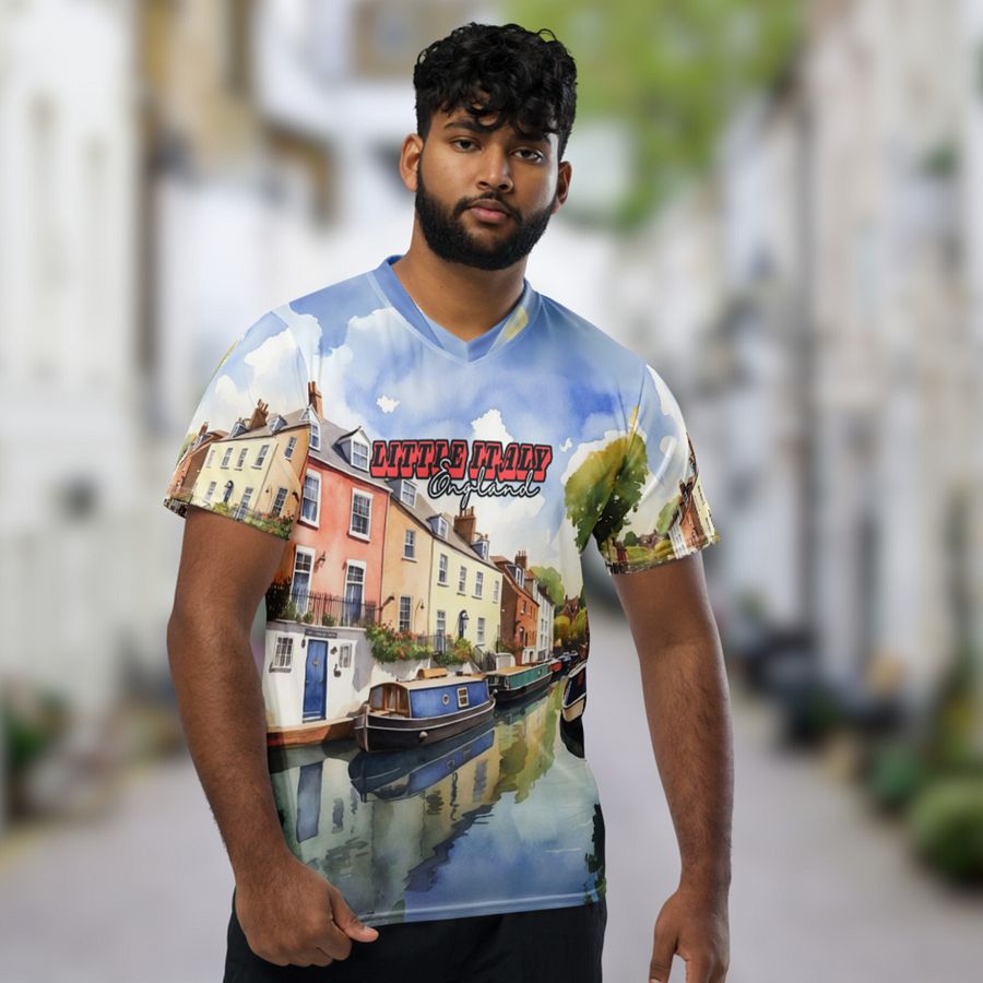 Little Italy - England - All Over Print - Watercolor - Jersey Shirt product image (4)