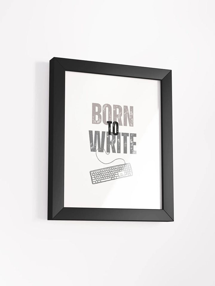 Born to Write Framed Poster product image (48)