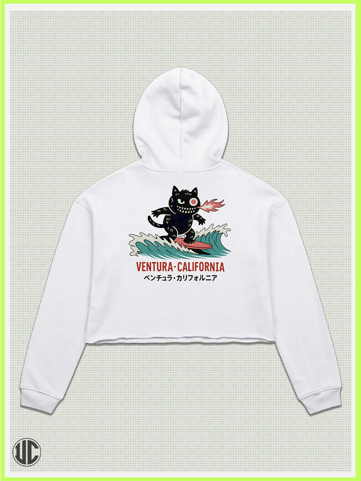 UnkoCon – Ventura CA Surfer Crop Hoodie product image (1)