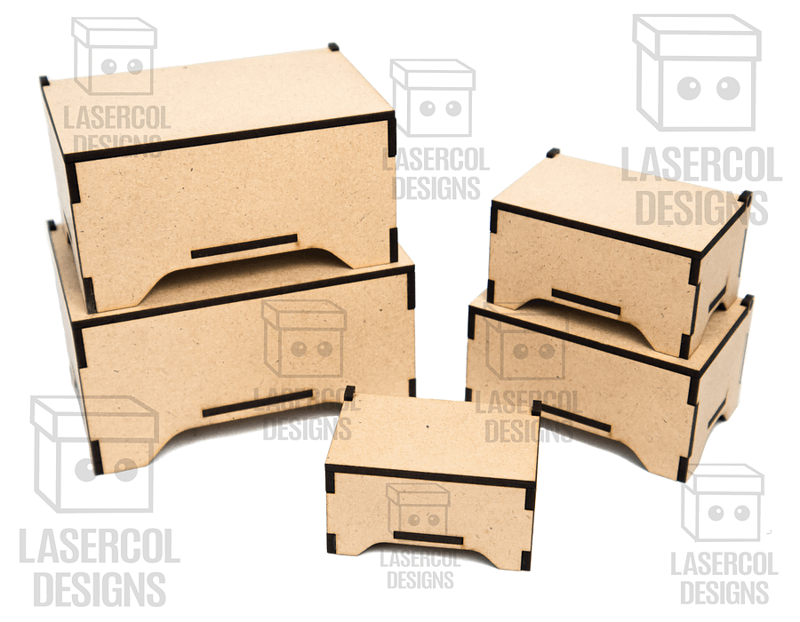Boxes Set 8 (8 sizes) - Laser Cut Files product image (4)