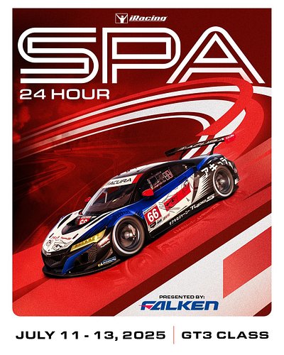 🏁 JOBARD Racing part à l’assaut des 24H de Spa sur iRacing !

📅 Ce week-end, on se lance dans l’un des plus gros défis de la ...