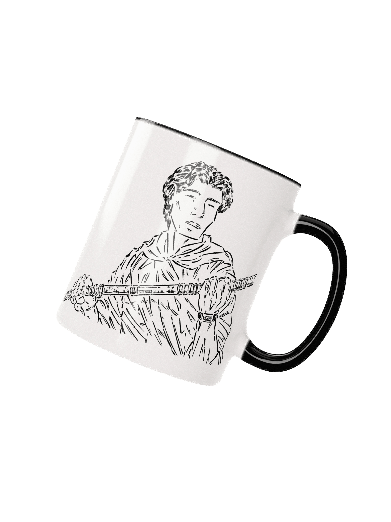 MEIFUMADO | Test | Black & White Mug product image (2)