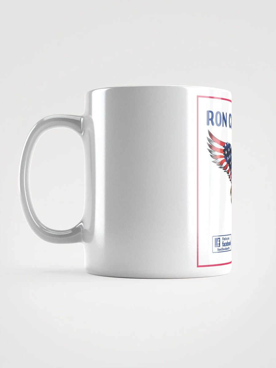 Patriotic Eagle White Glossy Mug product image (6)