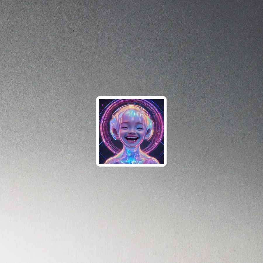 Happy as a Hologram Magnet product image (4)