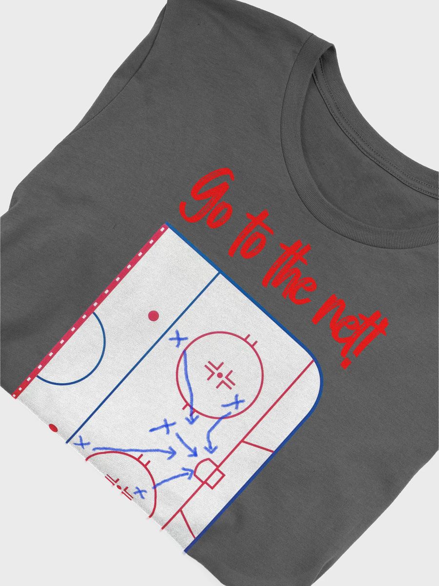 Funny Hockey T-Shirt - Go to the Net - Beer League Hockey Shirt for Men – Gift for Hockey Players & Net Front Guys product image (6)