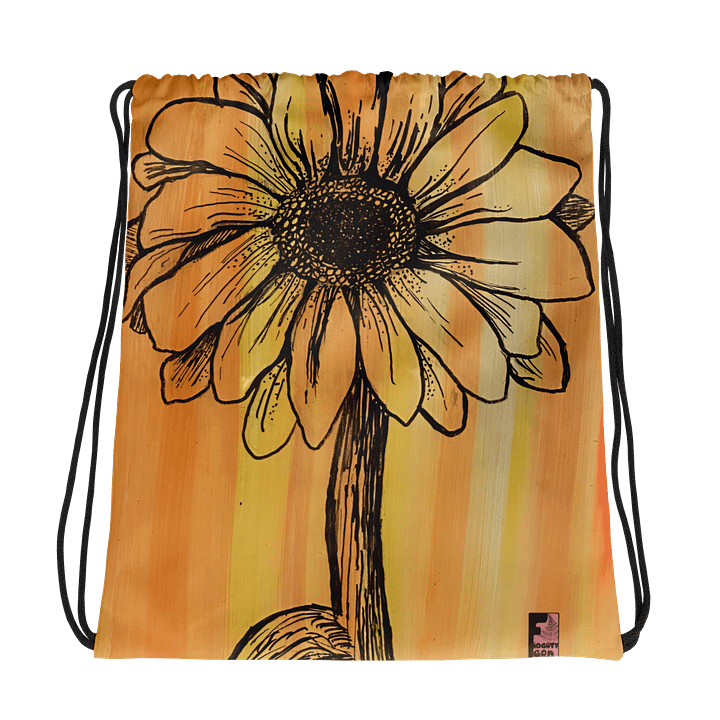 "Sunflower" Drawstring Bag product image (1)