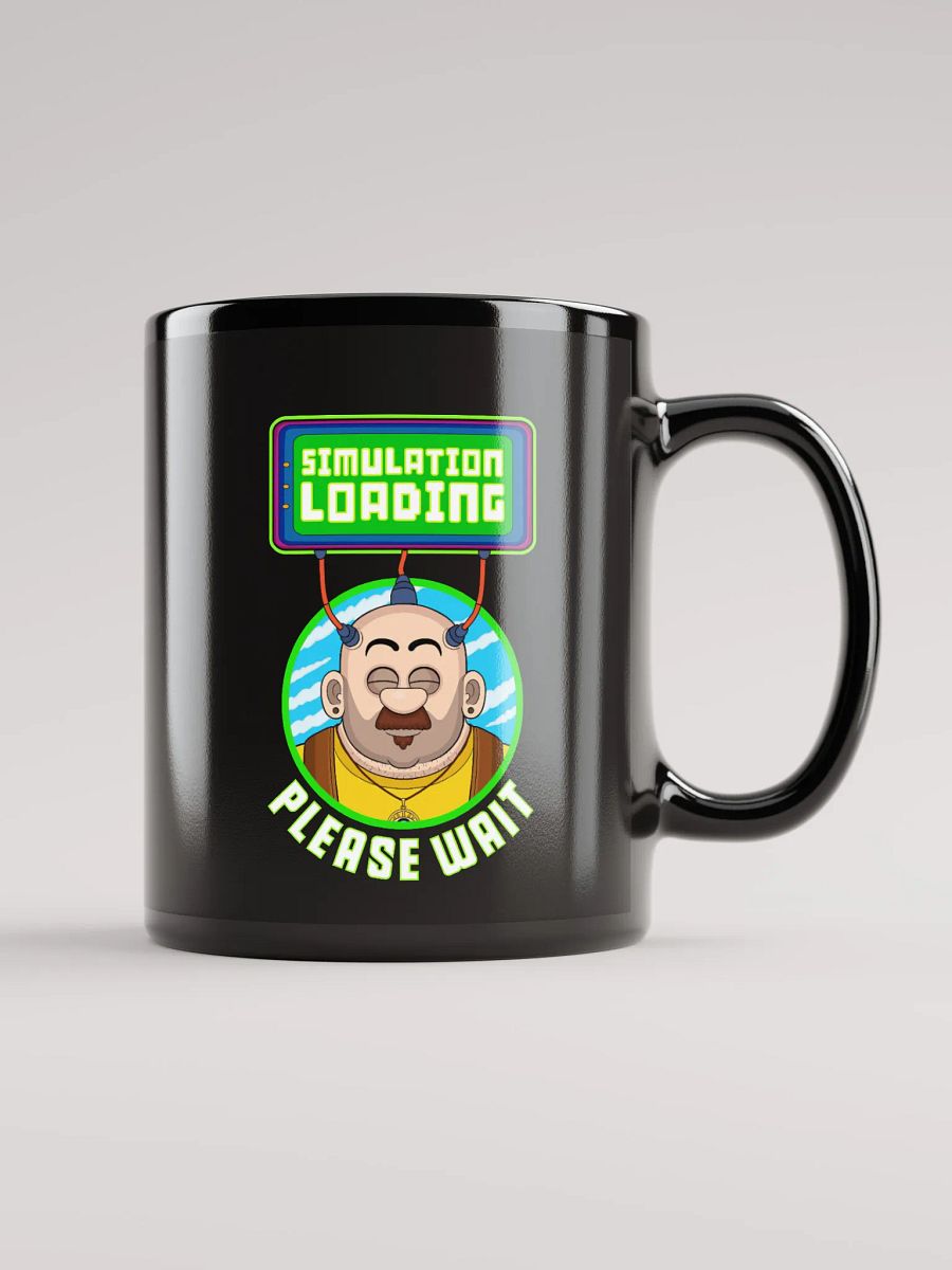 Simulation Loading - Black Glossy Mug product image (4)