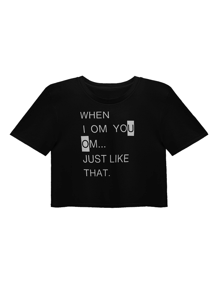 When I Om You Om Crop Top product image (2)