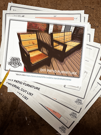 DIY Patio Furniture Plans product image (1)
