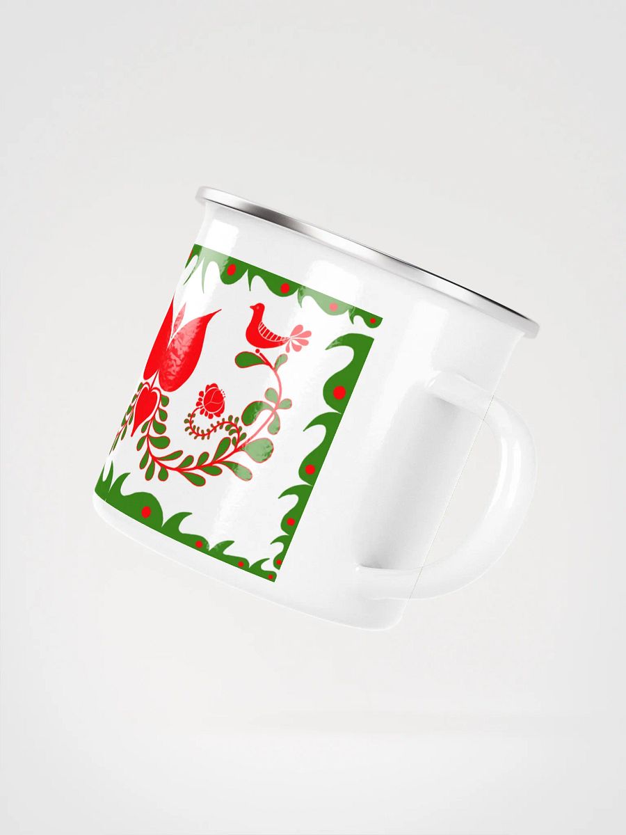 Hungarian Floral Adventure Enamel Mug product image (3)