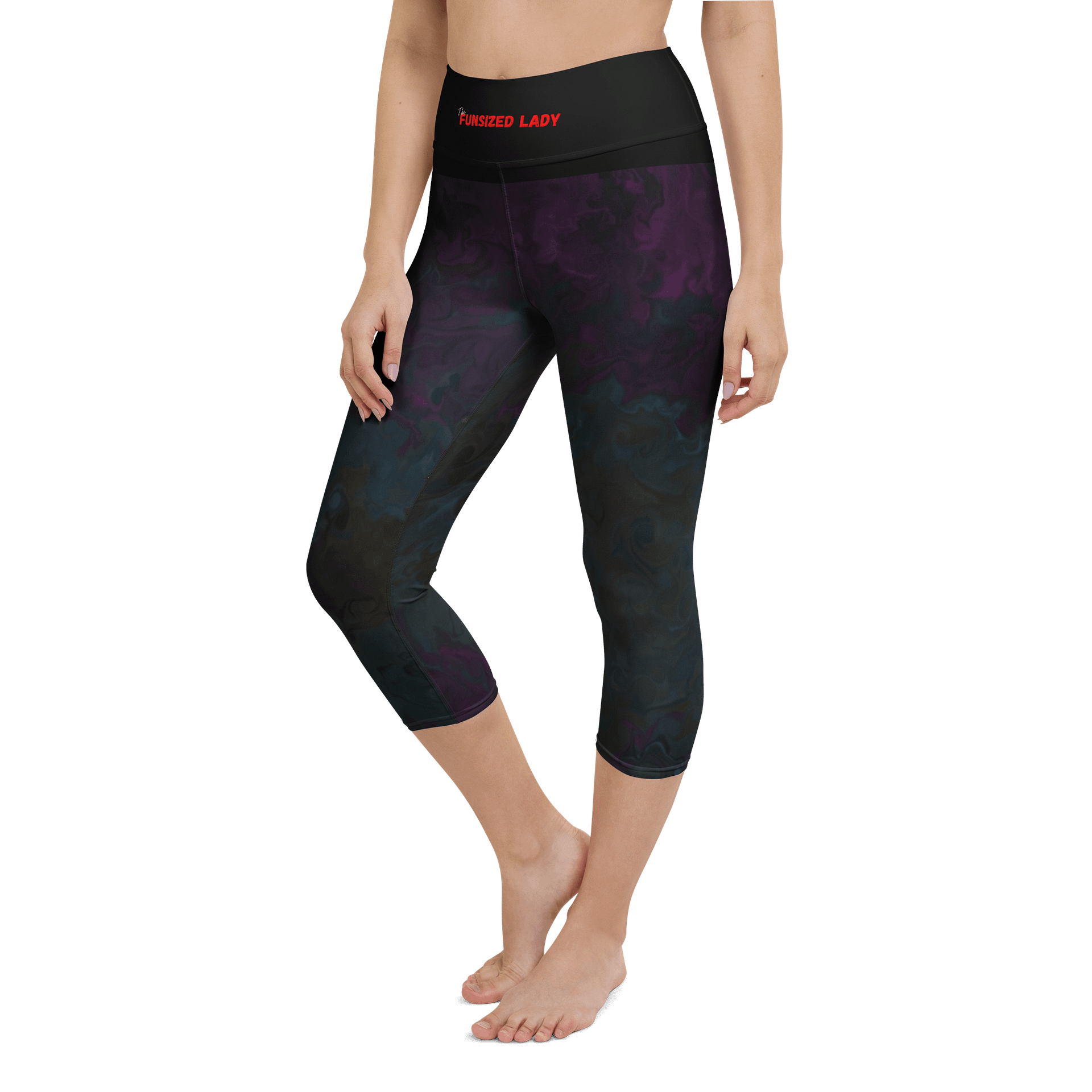 Funsized Lady Dark Tie-Dye Yoga Pants product image (6)