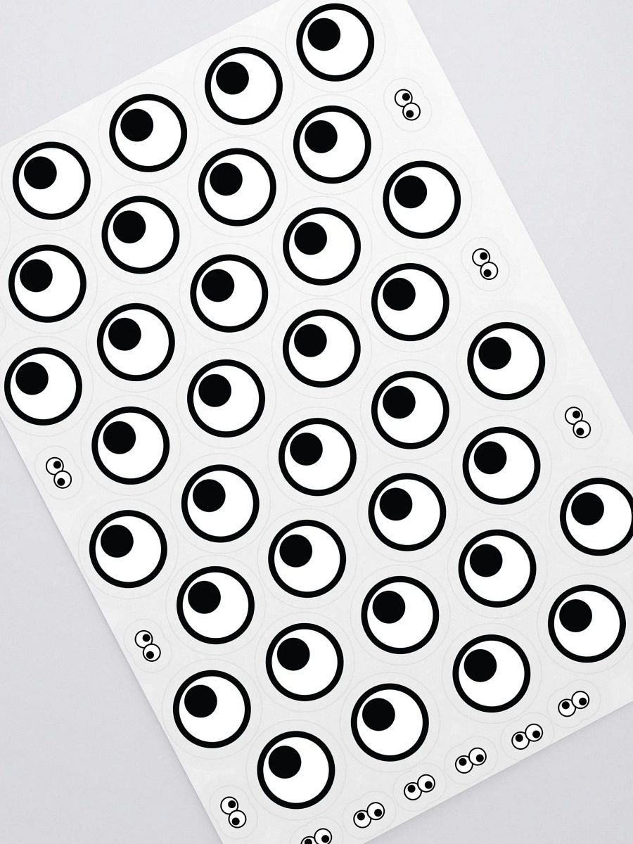 Googly Eye Sticker Sheet product image (2)