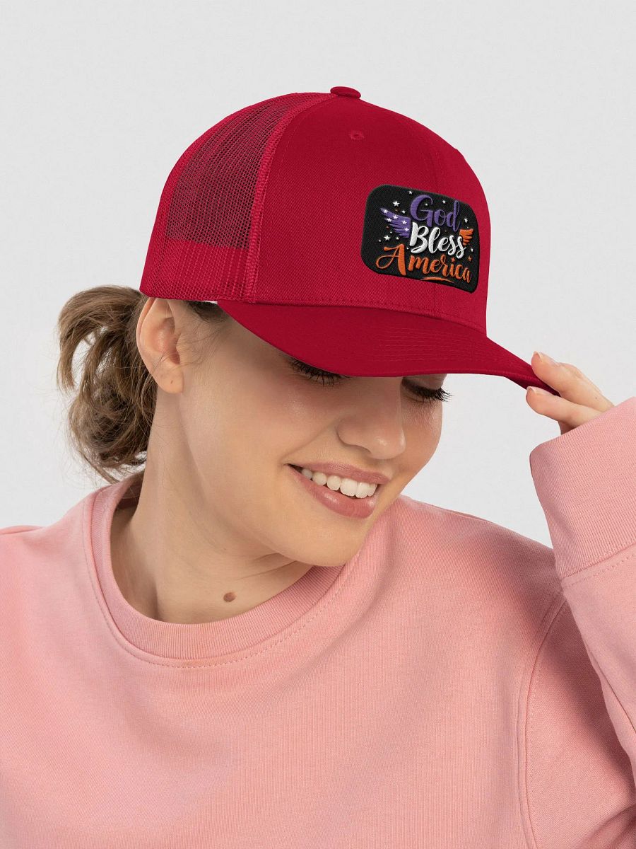 Trucker Cap: God Bless America product image (5)