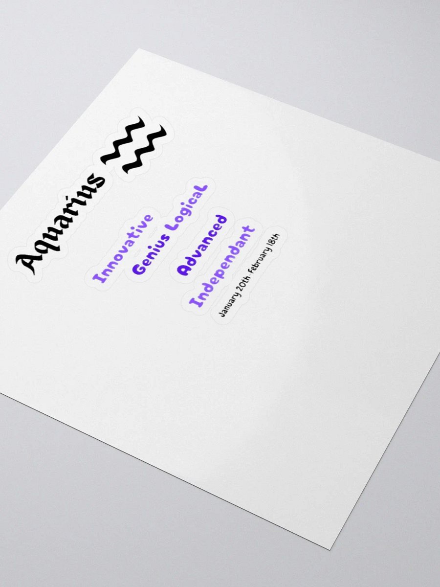 Aquarius Stickers product image (7)