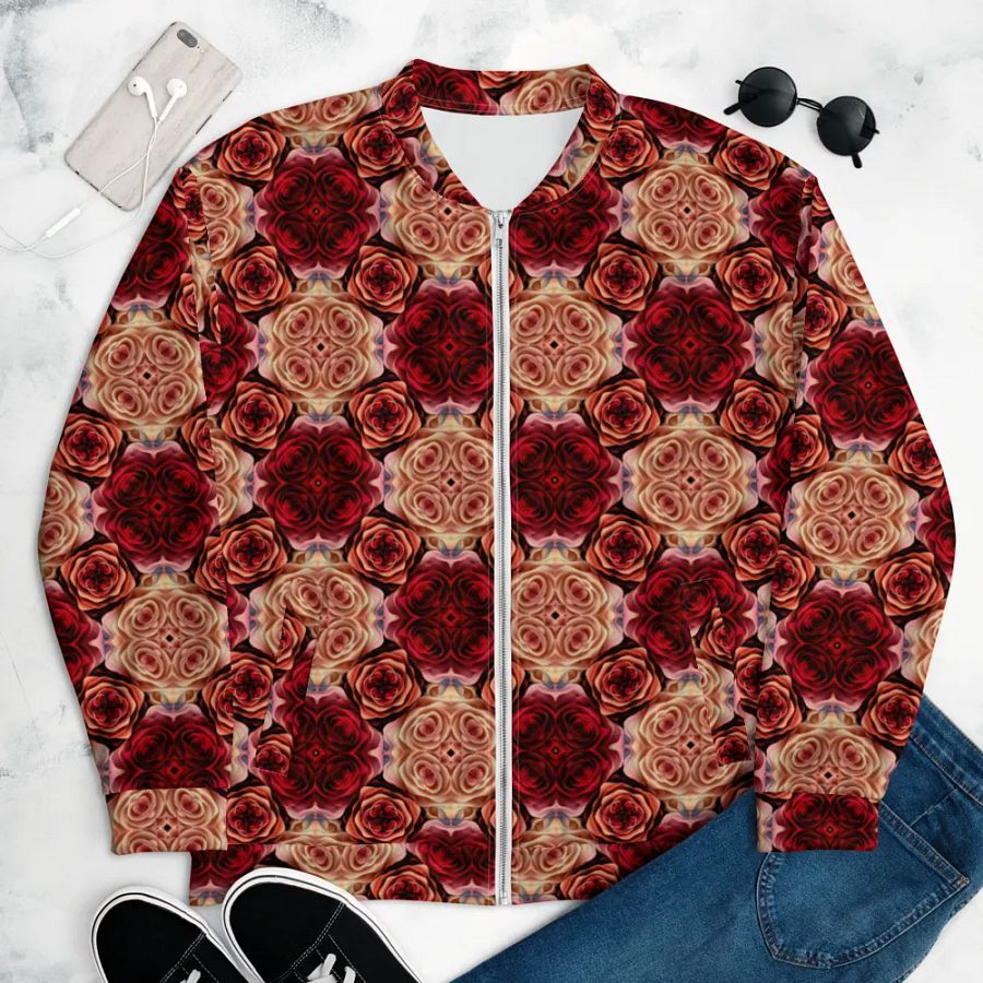Rose Bouquet Bomber Jacket product image (8)