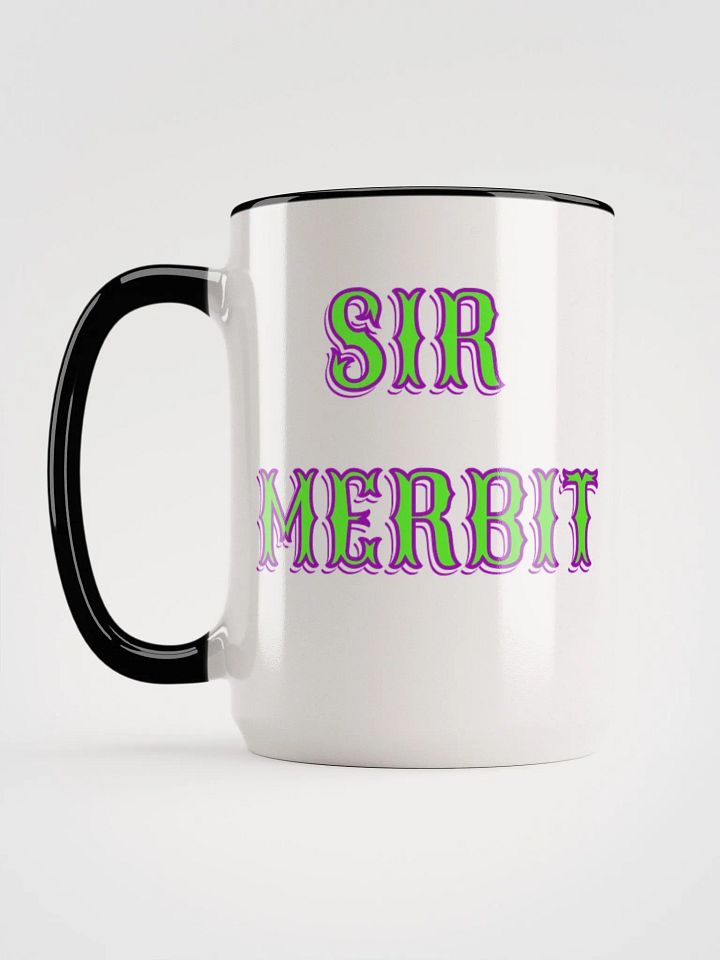 ''Sir Merbit'' 15 oz Ceramic Mug w/ Color Inside product image (2)