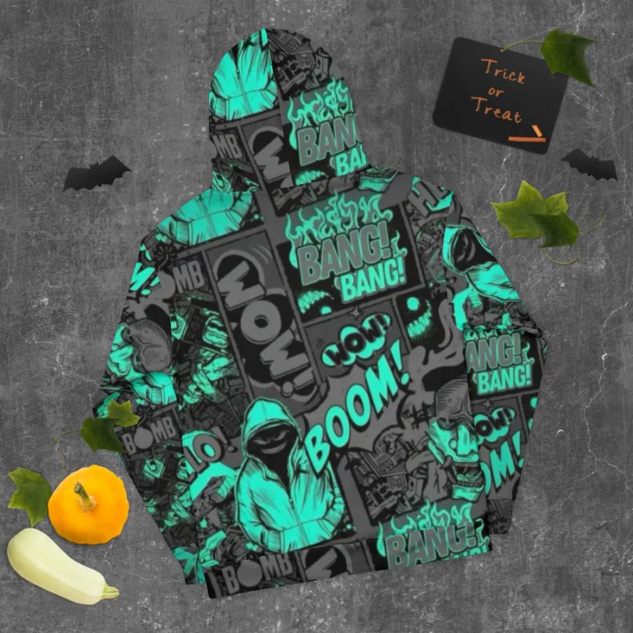 Eerie Comic Chaos Unisex Hoodie product image (11)